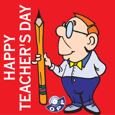 Today on the occasion of Teacher's Day, I wish all my teachers a Happy 